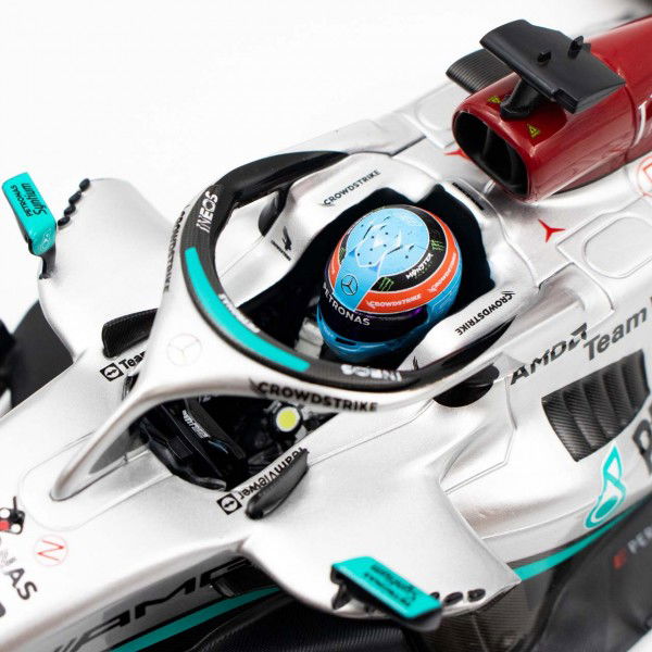 George Russell Mercedes AMG Petronas W13 Sieger Brasilien GP 2022 1:18