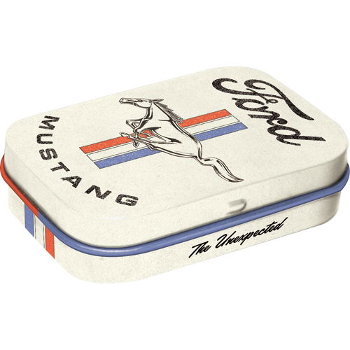 Pillendose Ford Mustang - Horse & Stripes Logo