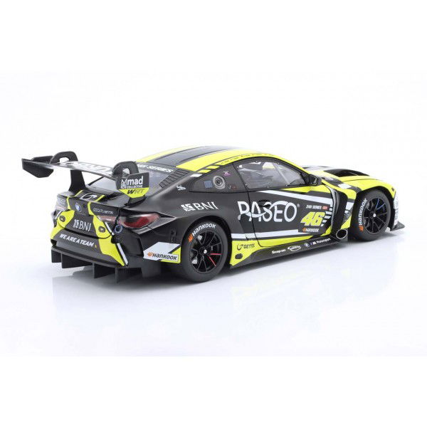 BMW M4 GT3 3° posto 24h Dubai 2023 Team WRT - Rossi, Gelael, Hesse, Marin, Balena à l'échelle 1:18