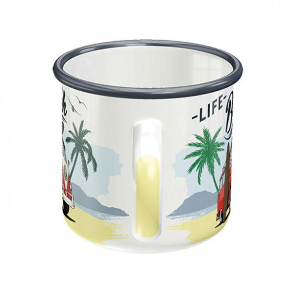 Taza de metal VW Bulli - Beach
