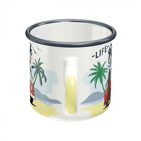 Tazza di metallo VW Bulli - Beach