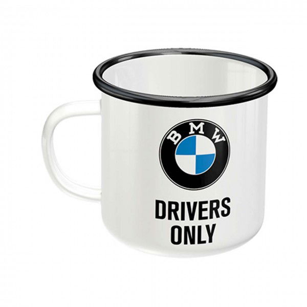 Emaille-Becher BMW - Drivers Only