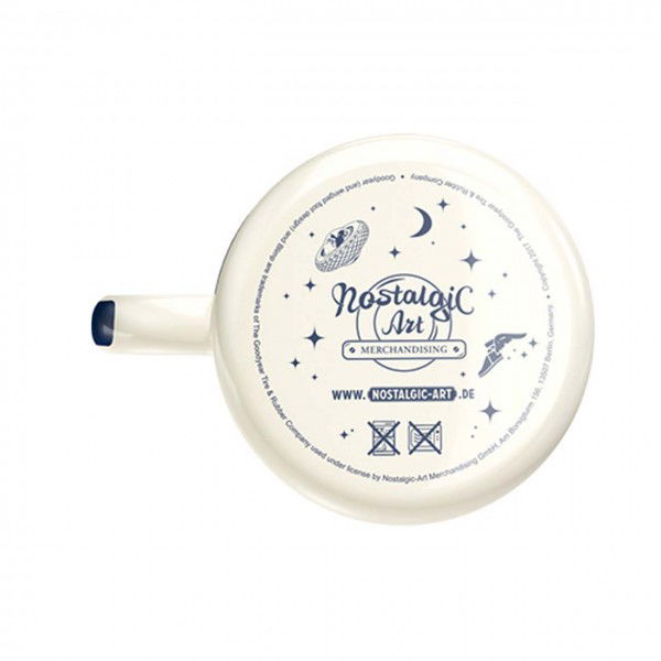 Metal cup Goodyear - Logo white