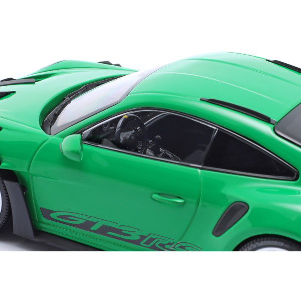 Porsche 911 (992) GT3 RS 2023 green / Decor silver 1/18