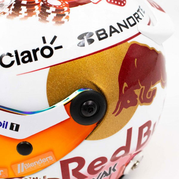 Sergio Pérez Miniaturhelm Formel 1 Las Vegas GP 2023 1:2