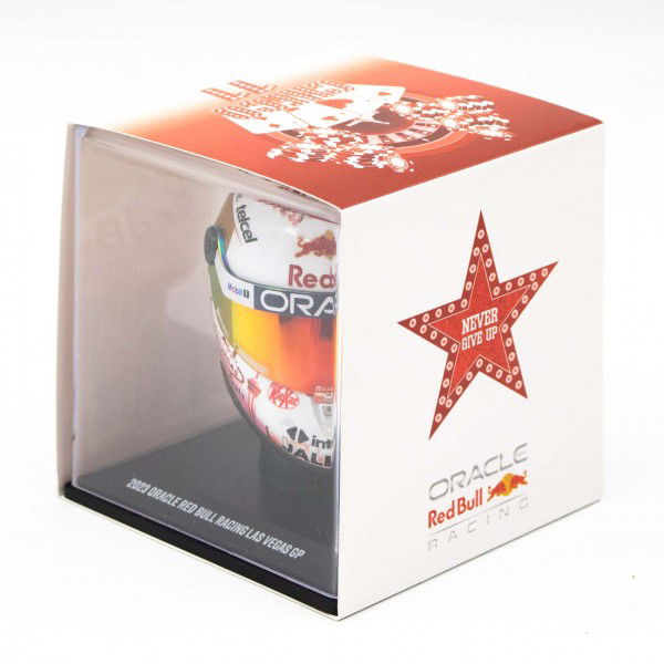 Sergio Pérez casco in miniatura Formula 1 GP di Las Vegas 2023 1/4