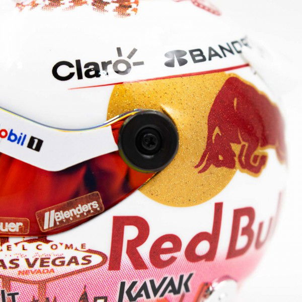 Sergio Pérez casco in miniatura Formula 1 GP di Las Vegas 2023 1/4