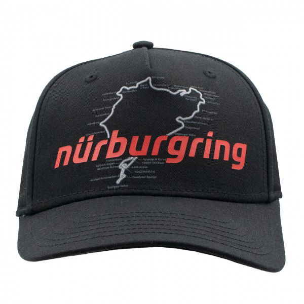 Nürburgring Casquette Racetrack noir