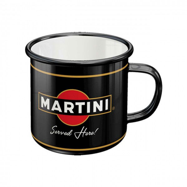 Taza de metal Martini - Served Here