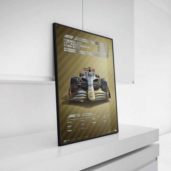 Affiche Formula 1 Decades - 2020s  THE FUTURE LIES AHEAD - Collecor’s Edition