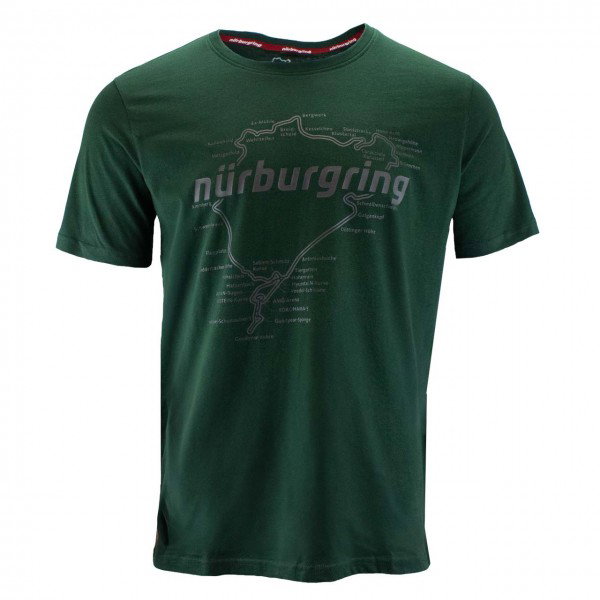 Nürburgring Camiseta Racetrack verde