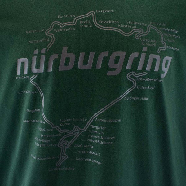 Nürburgring Camiseta Racetrack verde