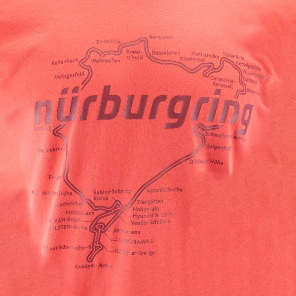 Nürburgring T-Shirt Racetrack red