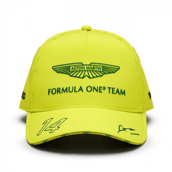 Aston Martin F1 Alonso Casquette jaune