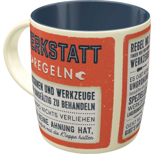 Tasse Werkstattregeln