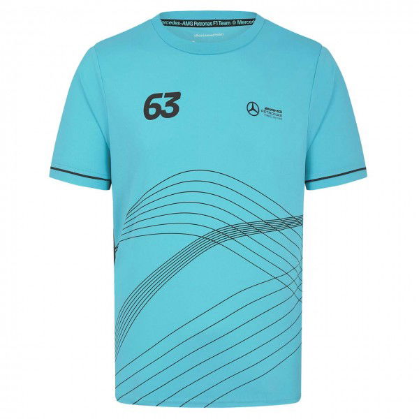 Mercedes-AMG Petronas Georg Russell T-Shirt blue
