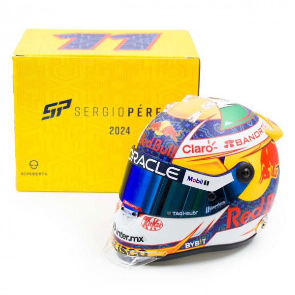 Sergio Pérez casque miniature Formule 1 2024 1/2