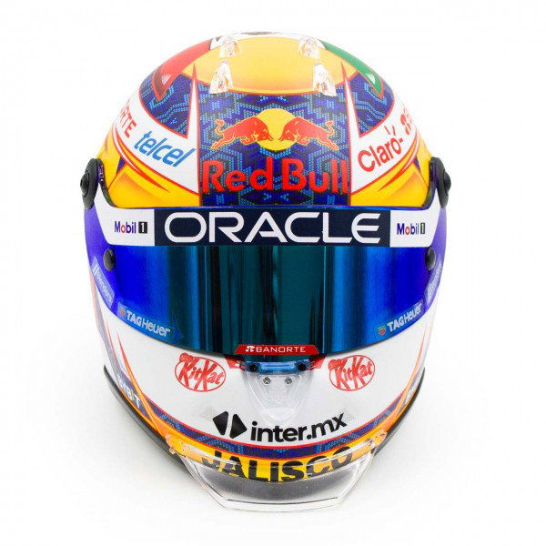 Sergio Pérez miniature helmet Formula 1 2024 1/2
