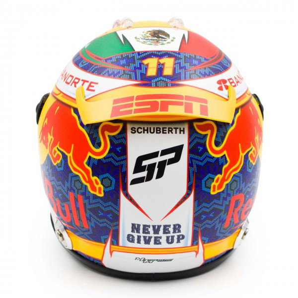 Sergio Pérez miniature helmet Formula 1 2024 1/2