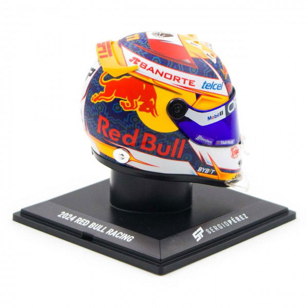 Sergio Pérez miniature helmet Formula 1 2024 1/4