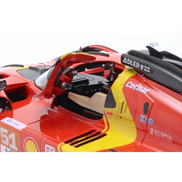 Ferrari 499P #51 Ganador 24h LeMans 2023 Pier Guidi, Calado, Giovinazzi 1/18