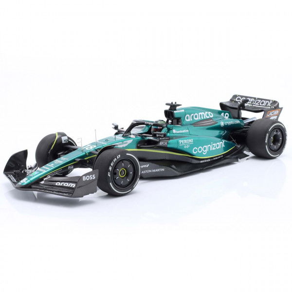 Lance Stroll Aston Martin Cognizant AMR23 Formel 1 Bahrain GP 2023 1:18