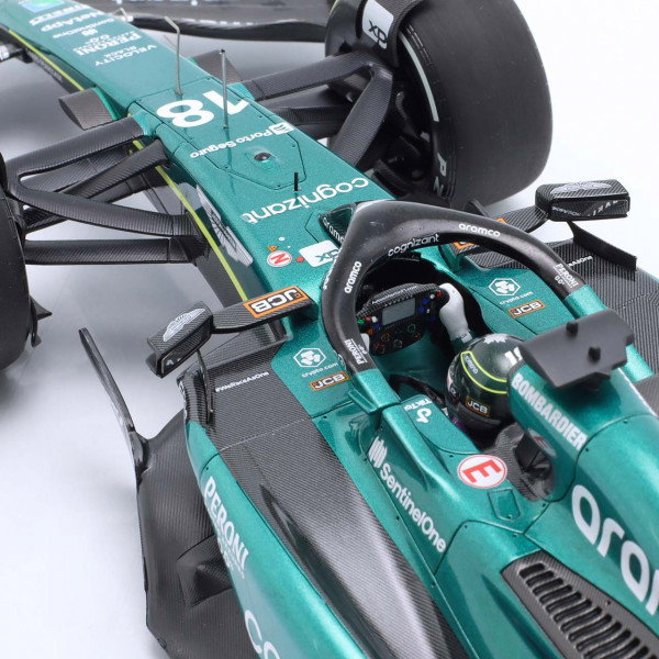 Lance Stroll Aston Martin Cognizant AMR23 Formel 1 Bahrain GP 2023 1:18