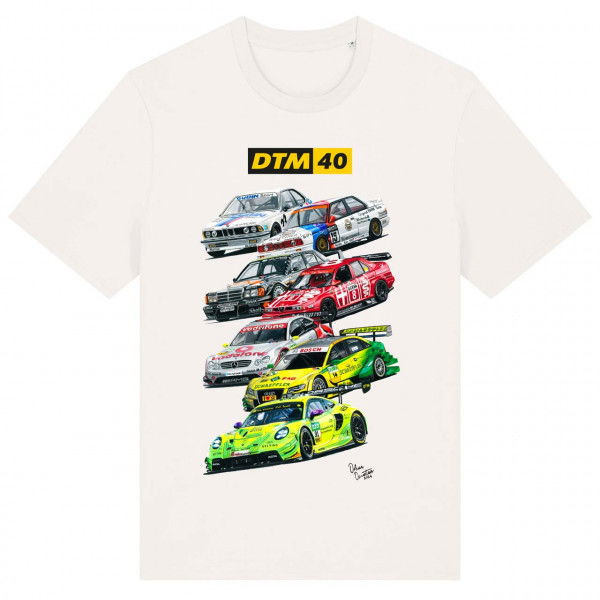 DTM T-Shirt 40 ans Champions blancs