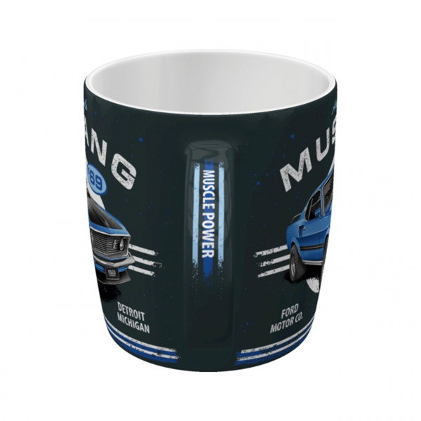 Tasse Ford Mustang - 1969 Mach 1 blau