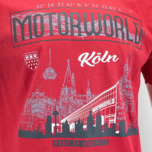 Motorworld Camiseta Colonia Skyline rojo