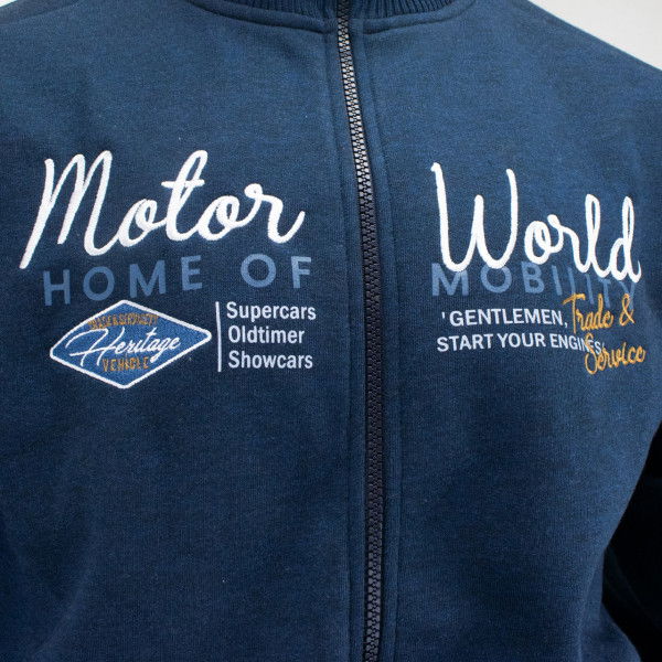 Motorworld Sweat Jacket Home of Mobility