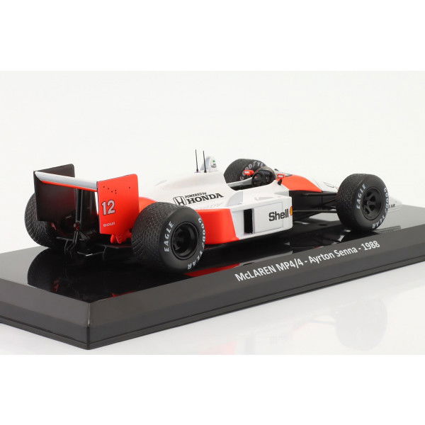 Ayrton Senna McLaren MP4/4 #12 F1 Campeón del mundo 1988 1/24