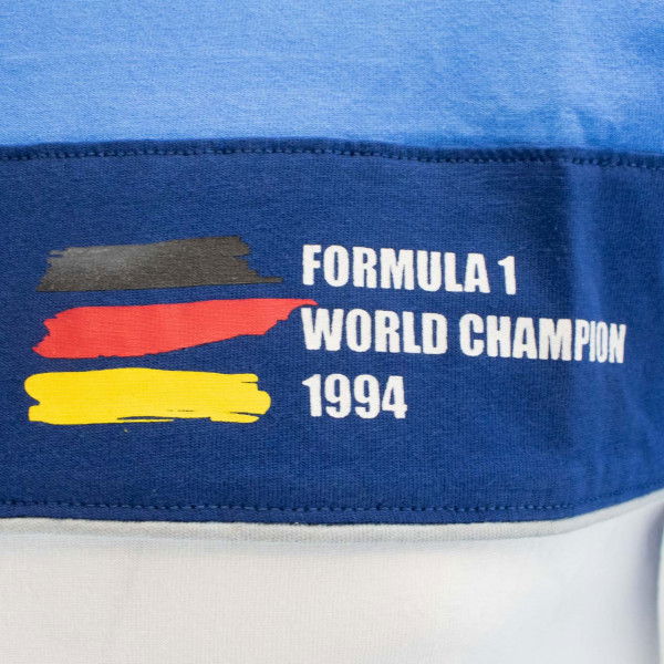Michael Schumacher T-Shirt World Champion 1994 blau/weiß