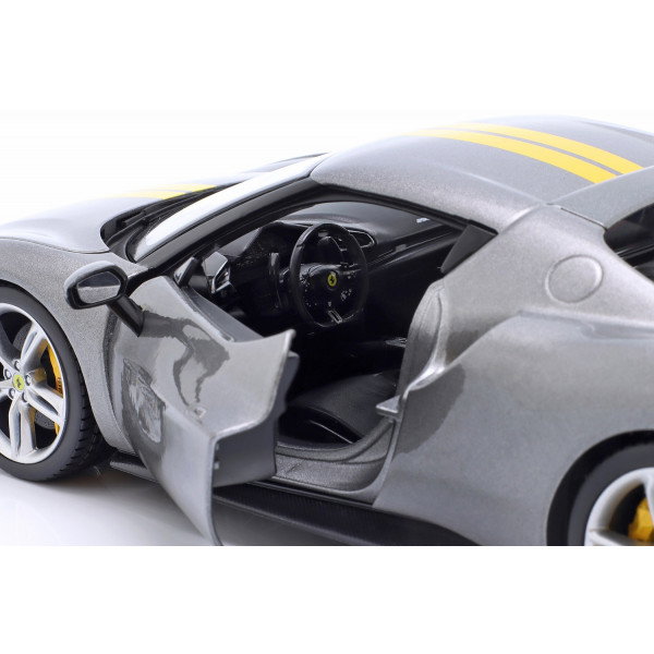 Ferrari 296 GTB Assetto Fiorano 2022 grey metallic 1/18