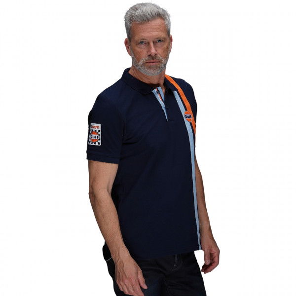 Gulf Poloshirt Timeless History navy blau