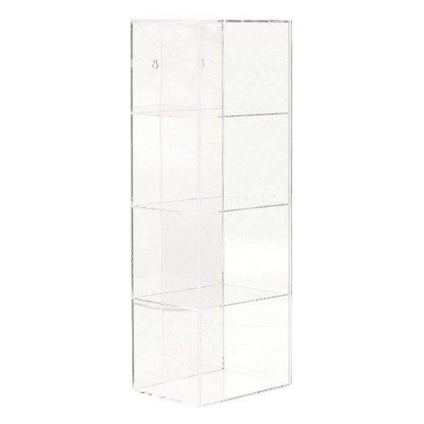 Vitrine für 4 Helme im Maßstab 1:2 verspiegelt