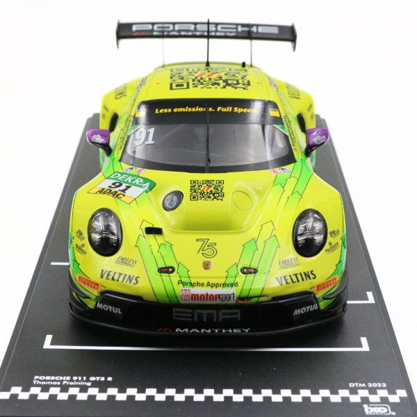 Manthey Grello Porsche 911 GT3 R Thomas Preining #91 DTM Champion 2023 1/18