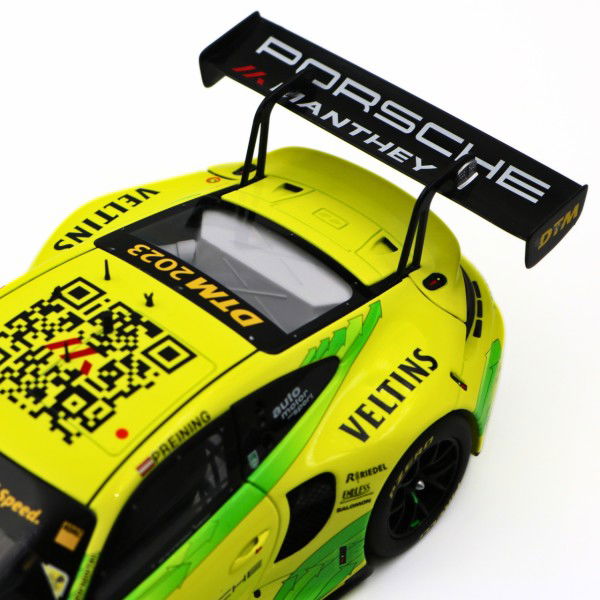 Manthey Grello Porsche 911 GT3 R Preining #91 Sieger DTM Norisring 2023 1:18