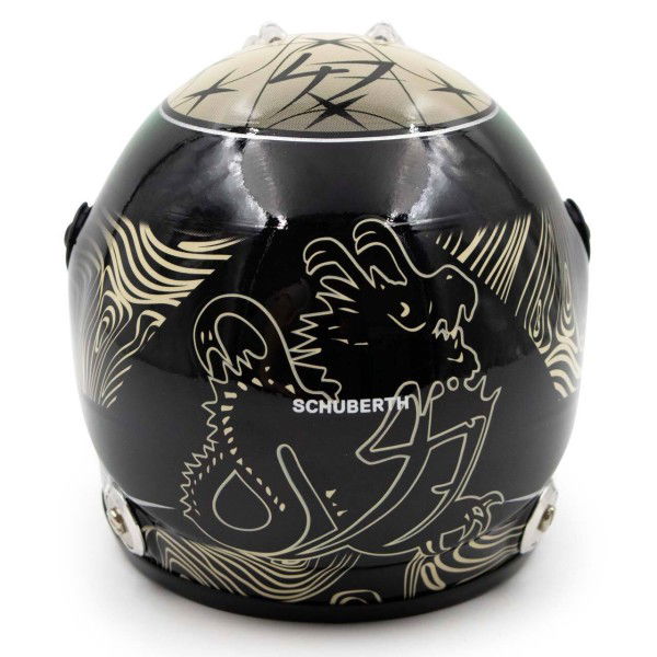 Mick Schumacher casco in miniatura 2024 1/2