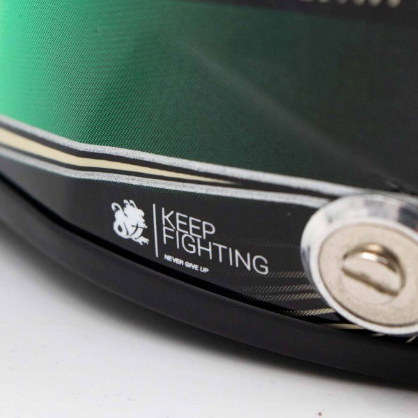 Mick Schumacher casco in miniatura 2024 1/2