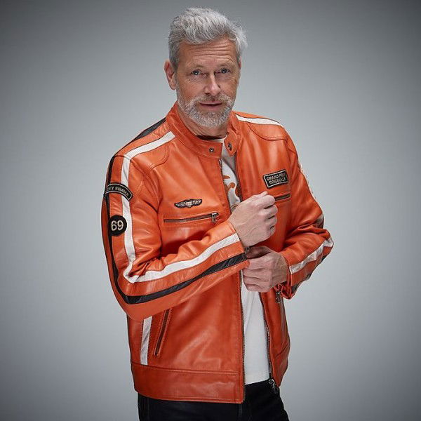 GPO Chaqueta Classic Racing naranja