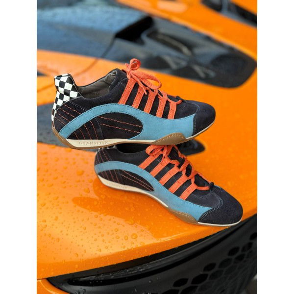 Gulf GPO Lady Racing Sneaker blue suede