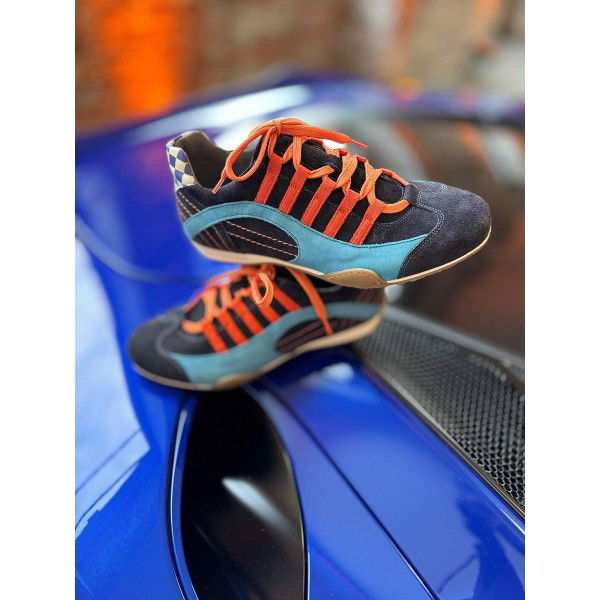Gulf GPO Lady Zapatilla Racing blue suede