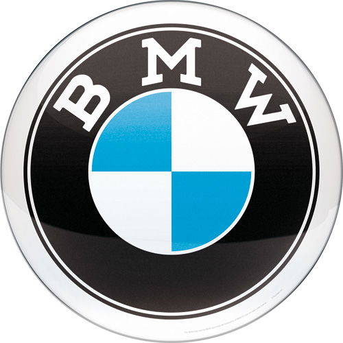 Blechschild BMW - Logo 35x35cm