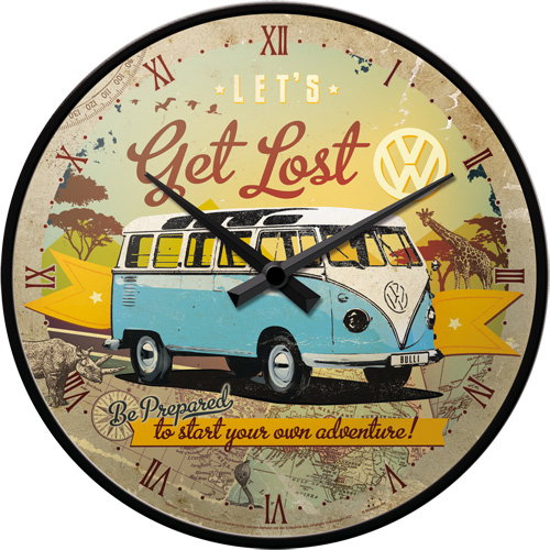 Wall clock VW Bulli - Let's Get Lost