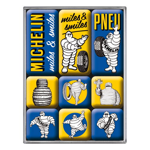 Set d'aimants Michelin - Logo Evolution