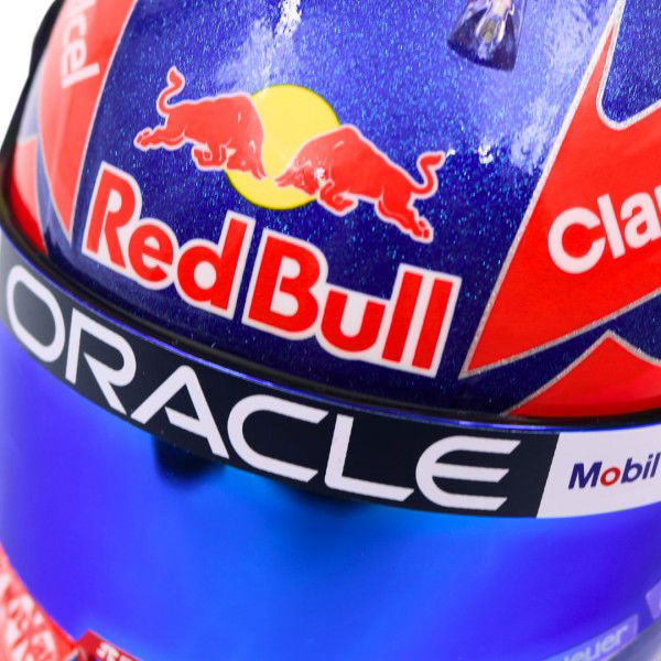 Sergio Pérez miniature helmet Formula 1 Mexico GP 2024 1/2