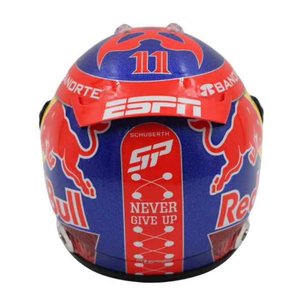 Sergio Pérez miniature helmet Formula 1 Mexico GP 2024 1/2