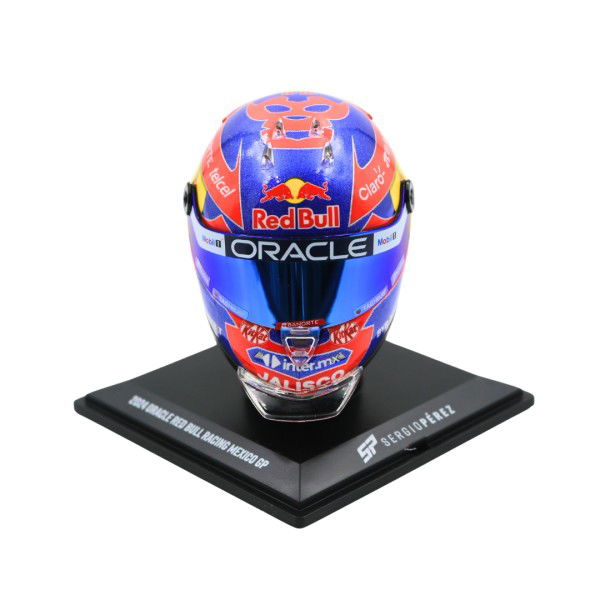 Sergio Pérez Casco en miniatura Fórmula 1 GP de México 2024 1/4