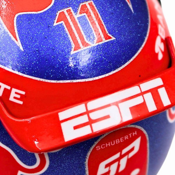 Sergio Pérez miniature helmet Formula 1 Mexico GP 2024 1/4